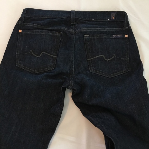 7FAM | Blue Denim Boot Cut Jeans size 27 - Picture 3 of 6